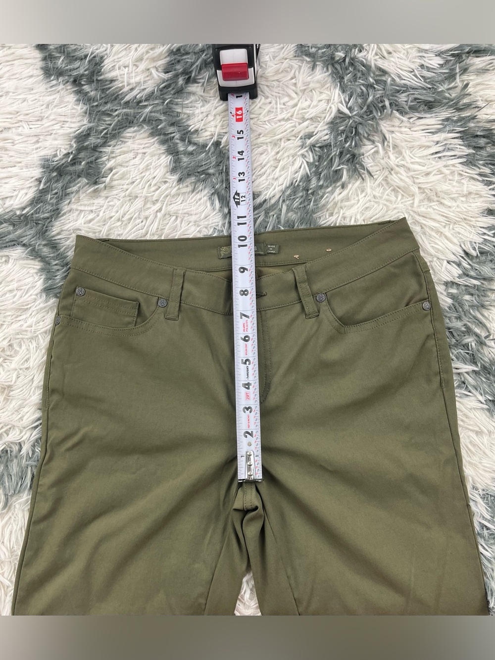 prAna Women’s Green Briann Pants Nylon/Spandex Size 8 - Picture 7 of 13